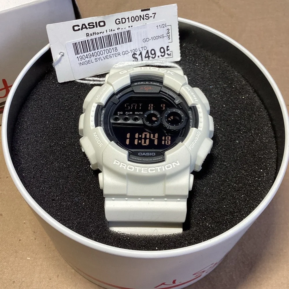 Casio G-Shock x Nigel Sylvester Limited Edition Watch 2011 GD-100NS-7 3263